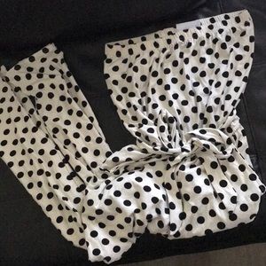 Polka Dotted Pants Romper